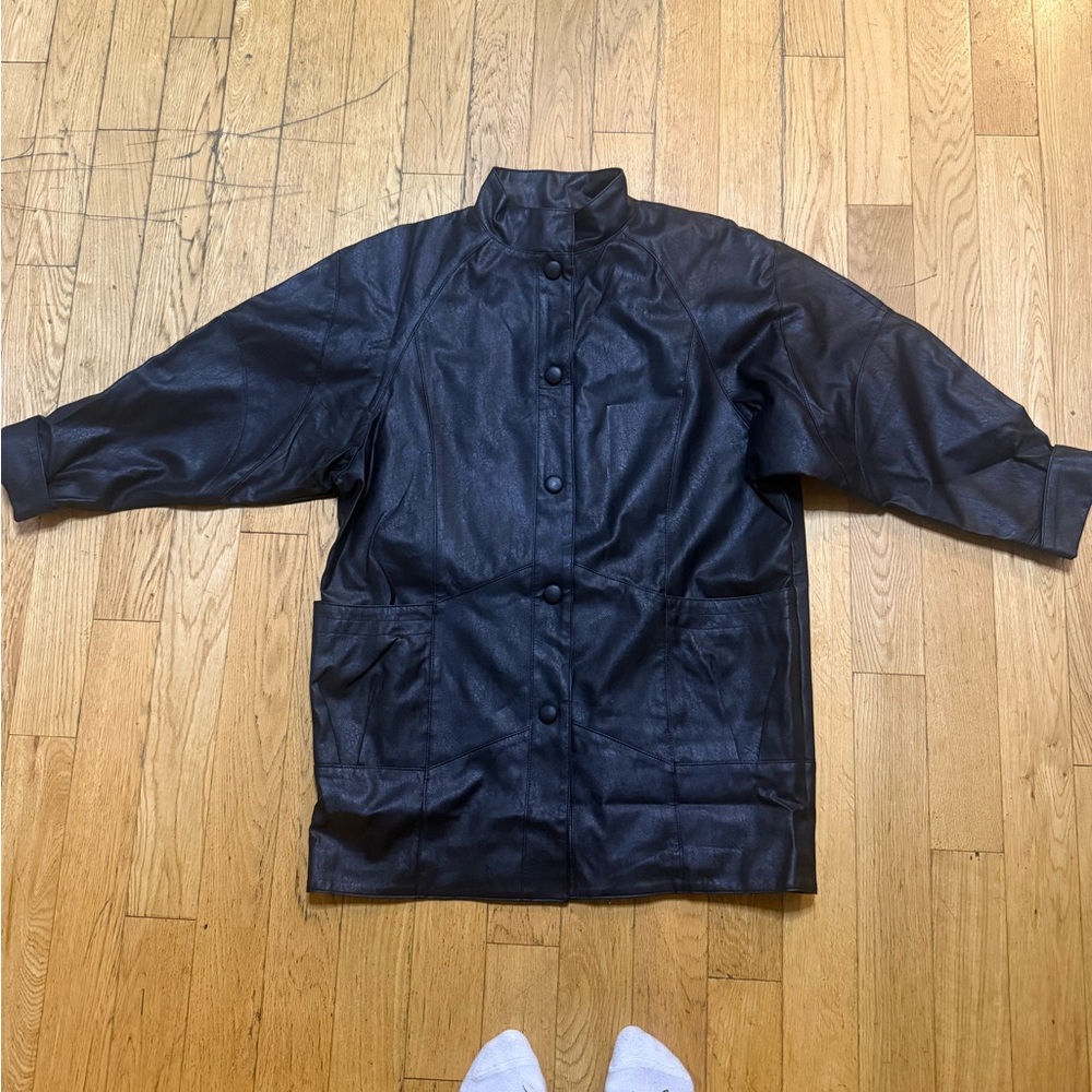 Black Button-Up Jacket women’s.